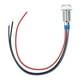 thumbnail image 3 of 4 juegos de LED redondos precableados de metal resistente al agua indicador de 2 colores cátodo común 10 mm 1224 V (rojo y azul), 3 of 8