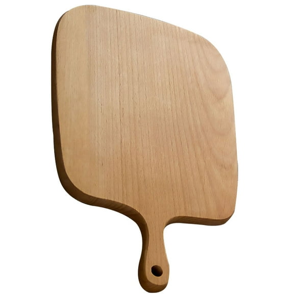 1Pc Wooden Cutting Board Nordic Style Breadboard Durable Chopping Board Fruits Dessert Chopping Block for Kitchen Khaki (26.5x16x1.5cm)