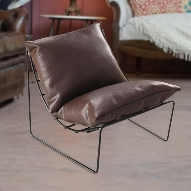 Silla de Modelo de Simulación Hugo 1/6 Marron oscuro estatua de casa de muñecas