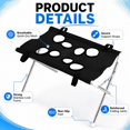 thumbnail image 4 of Portable Foldable Pet Grooming Table Stand with Hammock Sling for Cats Small Dogs, Breathable Mesh Restraint Station for Nail Clipping, Ear Care, Hair Brushing,Black, 4 of 7
