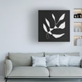 thumbnail image 2 of Canvas Wall Art - Line and Brush 'White To Plant 2' Wall Art for Living Room, Bedroom, or Office Décor by Trademark Fine Art - 35 x 35 Inches, 2 of 4
