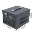 thumbnail image 2 of 5000W Step Up/ Down 220v to 110v Electrical Power Voltage Converter Transformer, 2 of 15