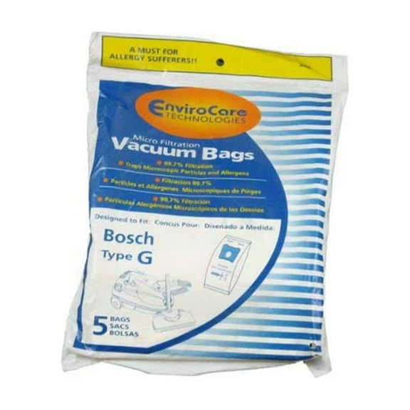 25 DESIGNED TO FIT BOSCH G MICROFILTRATION VACUUM BAG