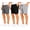 01:Black+Light Gray+Gray, variant on ASUDESIRE 3 Pack Men's Shorts Waffle Textured Casual Shorts Athletic Drawstring Elastic Waistband 8" Inseam with Pockets