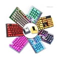 thumbnail image 2 of 104 Keys PBT Backlight Mechanical Keyboard Keycaps Replacement Kit for Cherry MX - Green, 2 of 5