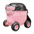 thumbnail image 2 of A Sliding Water Cup – Imitating the Shape of a Car, Summer Covered Plastic Water Cup, Sports Water Bottle with Straw, Fast Heat Dissipation (Pink), 2 of 6