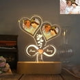 thumbnail image 5 of Personalized Custom Night Light with Couple's Photos and Names - Ideal for Wedding, Anniversary, Birthday, and Valentine's Day Gifts! Customized for Women, Men, Wife, Husband, and Couples., 5 of 8