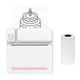 thumbnail image 1 of Riwcyla Pocket Photo Printer Portable Thermal Printing Machine Wireless Connection for Picture Lable DIY Handcraft List Meno Notes Journal Receipt Paper Instant Printer Sticker with 1 Roll Thermal, 1 of 6