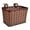 brown, variant on Siruishop Front Bicycle Basket Dogs Carrier Bike Cargo Basket for Riding Travel Sports brown