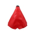 thumbnail image 1 of Unique Bargains Gear Lever Dust Cover Shift Boot Cover Dust Proof Universal for Vehicle Auto Car Matte PVC Red, 1 of 6