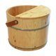 thumbnail image 1 of Lavabo de madera para baño de pies, cubo para baño de pies de madera, hecho a mano, portátil, grueso, para remojar los pies, 1 of 9