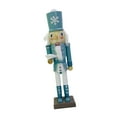 thumbnail image 4 of Figura de Cascanueces de Navidad, adorno de mesa, escultura de muñeco de Cascanueces de madera Concha, 4 of 9
