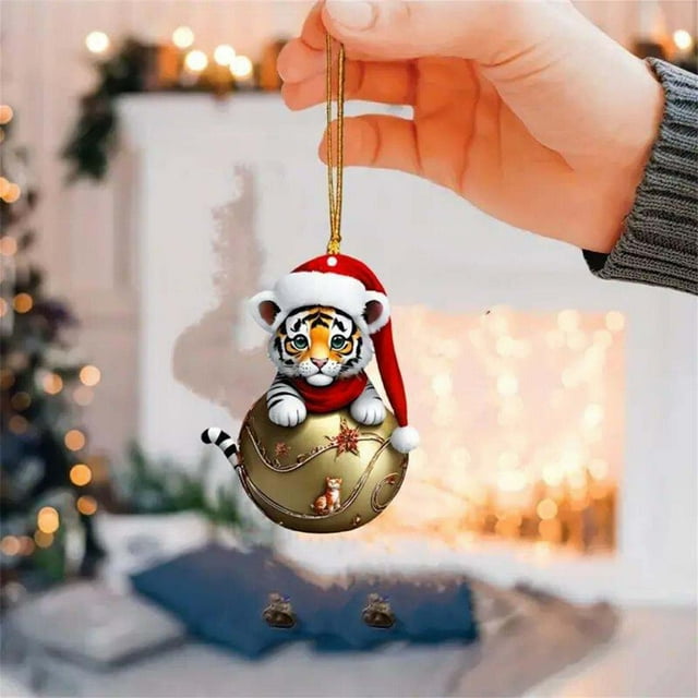 Colgantes Decorativos de Acrílico para Coche y Árbol de Navidad.