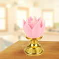 thumbnail image 3 of Lotus Lamp Battery Operated Exquisite Buddhist Supplies Pink, 3 of 7