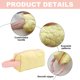 thumbnail image 3 of Bolso cosmético portátil del acabado del bolso del almacenamiento del bolso cosmético de la flor del poliéster amarillo, 3 of 5