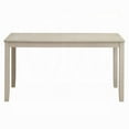 thumbnail image 2 of Feri Dining Table, 59 Inch, Rectangular Top, Antique Bone White Finish, 2 of 6