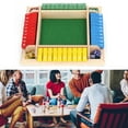 thumbnail image 3 of Board Games Wooden, 4 Players Family Shut The Box Game Sequence Board Game, Table Math Games For Home Party, Adults Kids Teens Dice Game, Parent Child Interactive Learning Game, 3 of 8