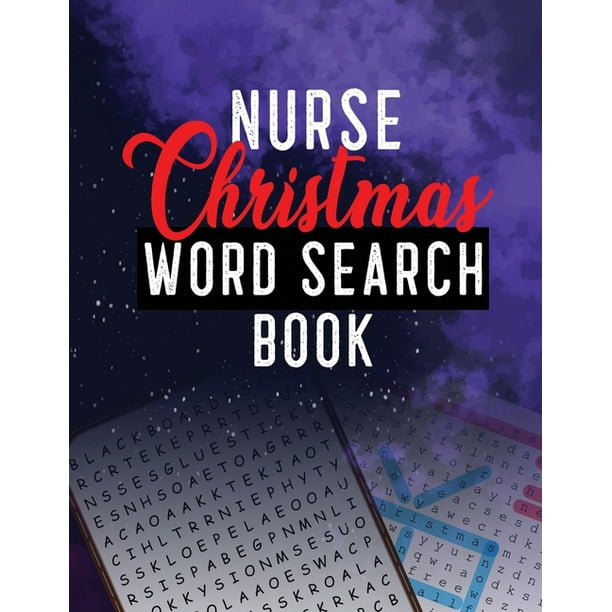 nurse christmas word search book 360 cleverly hidden