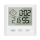 thumbnail image 1 of Digital Indoor Hygrometer Thermometer With Time Display,Accurate Temperature Humidity Monitor Meter For Home,Office,Nursing Room,Greenhouse,Warehouse, 1 of 5