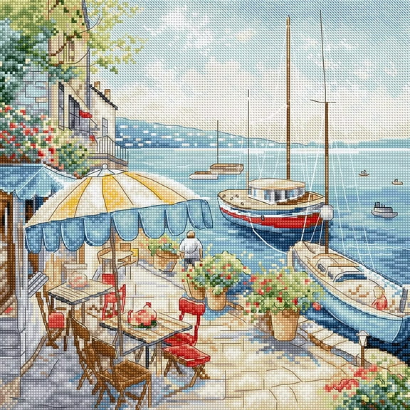 Seascape L9927 Counted Cross Stitch Kit