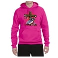 thumbnail image 2 of Vintage Driven By The Spirit Christian Verse Inspirational/Christian Unisex Graphic Hoodie Sweatshirt, Fuschia, Medium, 2 of 3