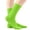 Mint Green, variant on hoksml Kids Knitting Cotton Crew Socks, Multi Color Solid Ribbed Mid Calf School Socks, Soft Stretchy Breathable Casual Socks for Daily Play for Boys and Girls