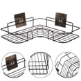 thumbnail image 4 of Étagère de Rangement Triangulaire d'Angle Sans Perçage Étagère Murale en Métal, 4 of 7