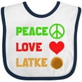thumbnail image 3 of Inktastic Hanukkah Funny Latke Boys or Girls Baby Bib, 3 of 4