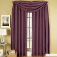 thumbnail image 2 of Royal Hotel Bedding Soho Purple Rod Pocket Window Curtain Panel, Solid Pattern, 42x108 inches, 2 of 4