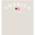 thumbnail image 2 of Americana America Flag Adult Sand Long Sleeve Hoodie-Medium, 2 of 3