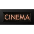 thumbnail image 2 of Wiens, James 24x11 Black Modern Framed Museum Art Print Titled - Cinema Marquee, 2 of 5