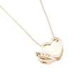 thumbnail image 3 of Collar Gargantilla Ametrinaa MPGD0023 con Dije Baúl de Corazón Chapa de Oro 18k, 3 of 6