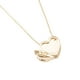 thumbnail image 3 of Collar Gargantilla Ametrinaa MPGD0023 con Dije Baúl de Corazón Chapa de Oro 18k, 3 of 6