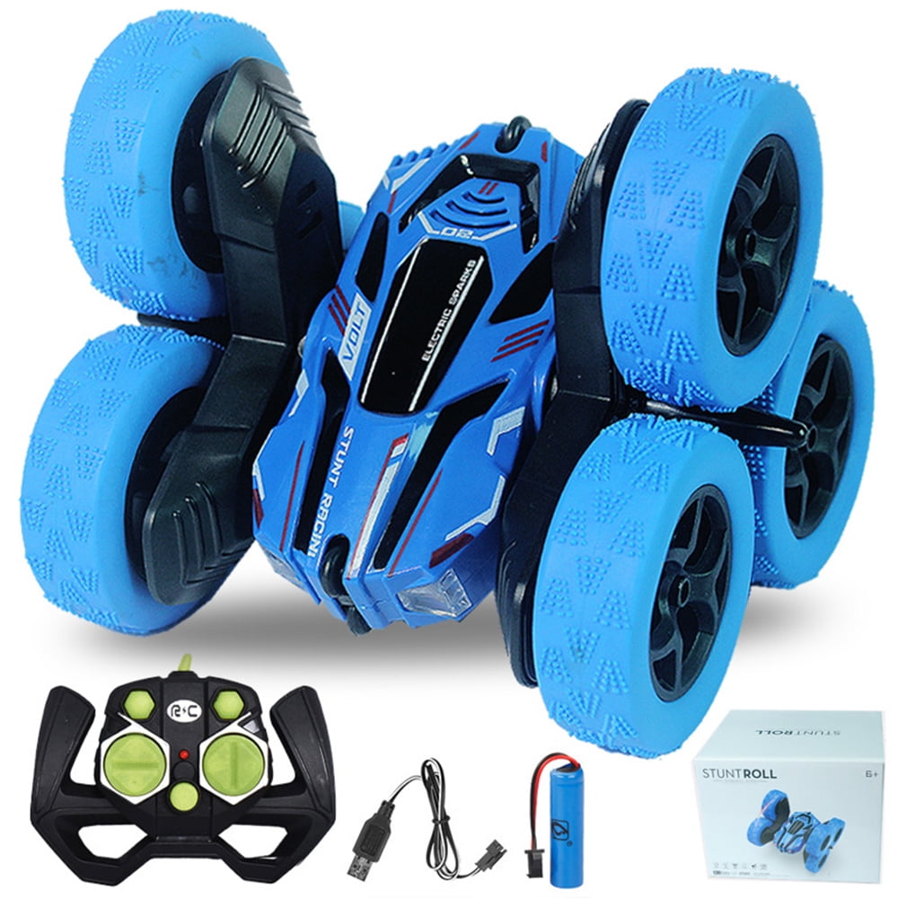 2 Em 1 Carro De Controle Remoto, 360 ° Flips Dupla Lados Rotating