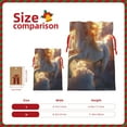 thumbnail image 3 of Naloa Rainbow Cloud White Horse Drawstring Christmas Bags, 3D Xmas Gift Bags, Christmas Wrapping Bags, Xmas Goodie Bags, Treat Pouch Bags, Party Favor Bags-Medium, 3 of 9