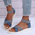 thumbnail image 1 of Sandalias de verano para mujer, sandalias informales para mujer, sandalias de playa romanas Wmkox8yii nm9610, 1 of 9