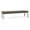 Adler Brown, variant on Newport Reception Waiting 18.5" 3-Seat Bench / Charcoal Steel / Navy Blue