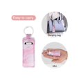 thumbnail image 3 of 3Pcs Leopard Lip Balm Holder Keychain Clip On Lipstick Sleeve & Lipstick Sleeve Holder For Tight-Knit Elastic Lipstick Holder, 3 of 5