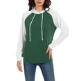 thumbnail image 2 of Womens Hoodies Pullover, Yigetop Hoodies for Women Lightweight Long Sleeve Sweatshirt Loose Fit Tops with Pockets 2025 Women Hoodie Green 3XL, 2 of 9