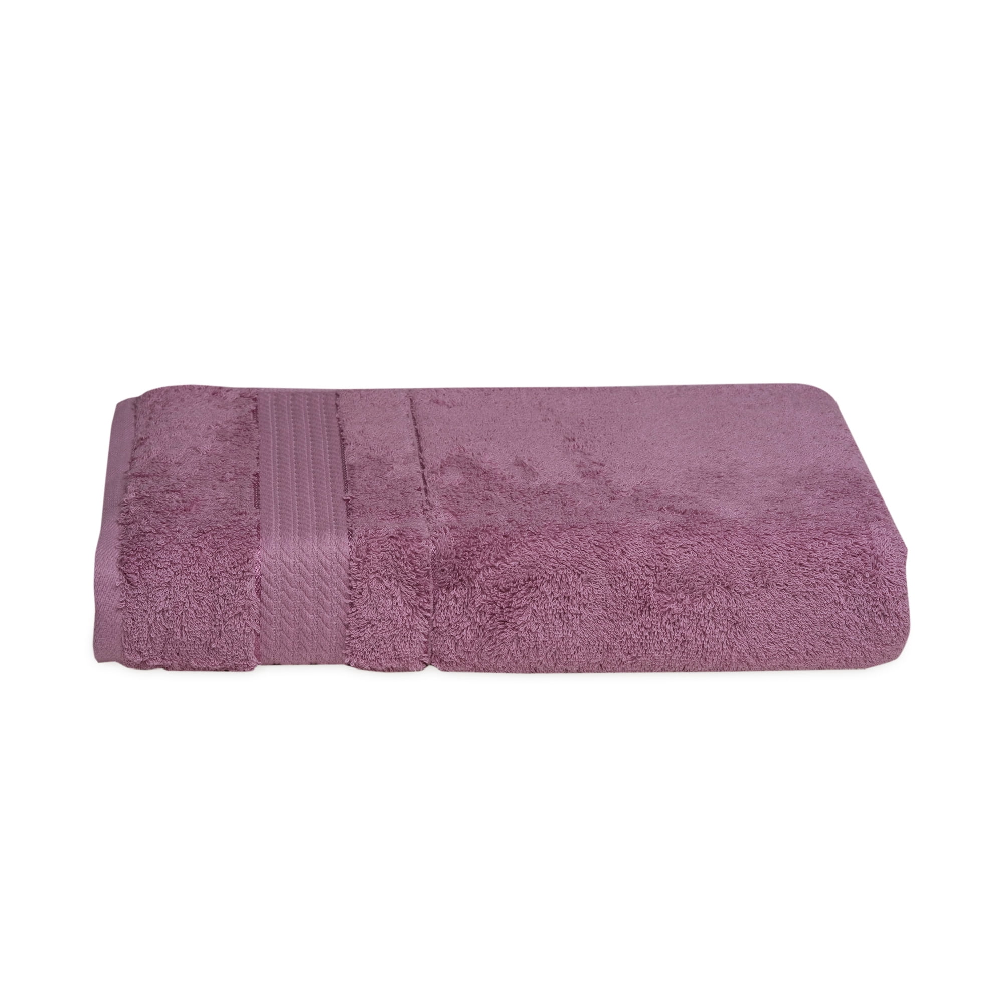 Melissa Linen 100% Turkish Cotton Hand Towels, 4-Pack, Lilac Purple, 550 GSM