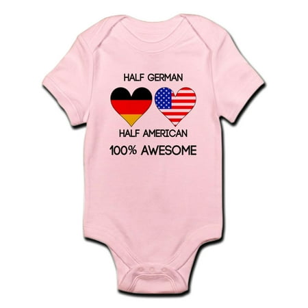 

CafePress - Half German Half American Body Suit - Baby Light Bodysuit