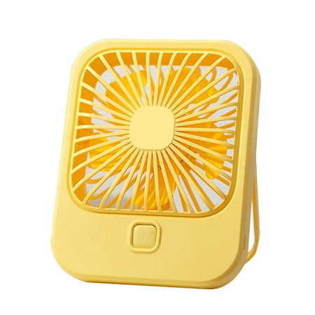 

Mini Desktop Fan USB Rechargeable Mute Cooler with Stand 3 Modes Adjustable Angle Portable for Home Office