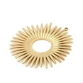 thumbnail image 2 of 3pcs 304 Stainless Steel Pendants Sun Charm Ion Plating(IP) golden 39x37x2mm Hole: 1.2mm, 2 of 3