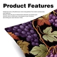 thumbnail image 2 of Grape Pillow Covers Inserts, Decorative Pillows, Throw Pillows with Unique Patterns for Home Décor - Set of 2 in 16x16, 18x18, or 20x20 inches, 2 of 6