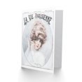 thumbnail image 2 of La Vie Parisienne Woman with Earrings Magazine Cover Greetings Card Plus Envelope Blank inside, 2 of 3