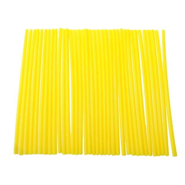 36pcs Recubrimiento de Radio de Rueda Proteger de para Motocicleta Universal Amarillo