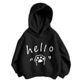 thumbnail image 3 of SJLDQY Girls Hoodies Casual Hooded Sweatshirt Long Sleeve Cute Graphic Pullover Tops Size 4-5 Years, 3 of 3
