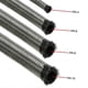 thumbnail image 2 of AN-8 AN8 Stainless Steel Braided Fuel Hose Oil Cooler Hose 1M, 2 of 4