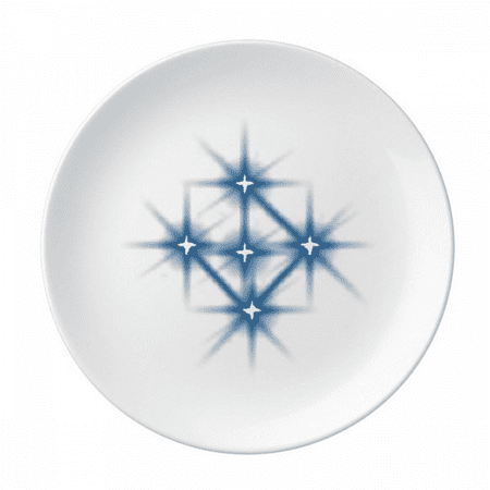 

Inspiring Righteousness Beautiful Lucky Stars Plate Decorative Porcelain Salver Tableware Dinner Dish