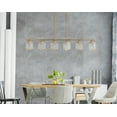 thumbnail image 2 of Aiwen Stylish 6 Lights Crystal Cylinder Pendant Light Modern Home Ambient Ceiling Lamp, 2 of 10